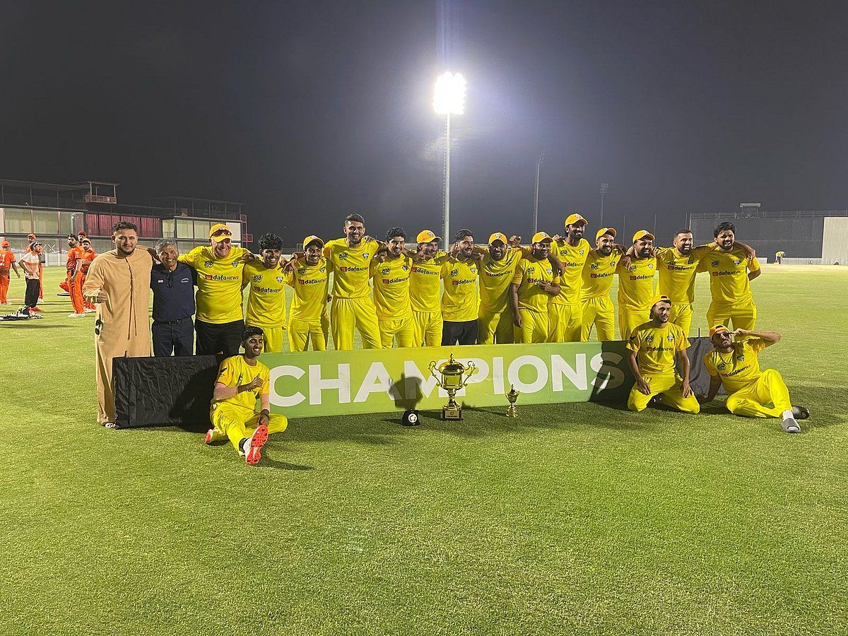 Kriket: Abu Dabi Takımı için Yerli Unvanların Hat Trick'i