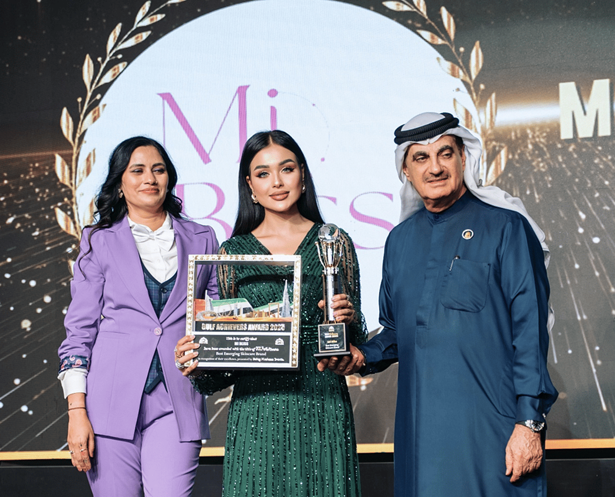 Mi Bliss, Gulf Achiever Ödülleri'nde Yılın Yükselen Cilt Bakım Markası Seçildi