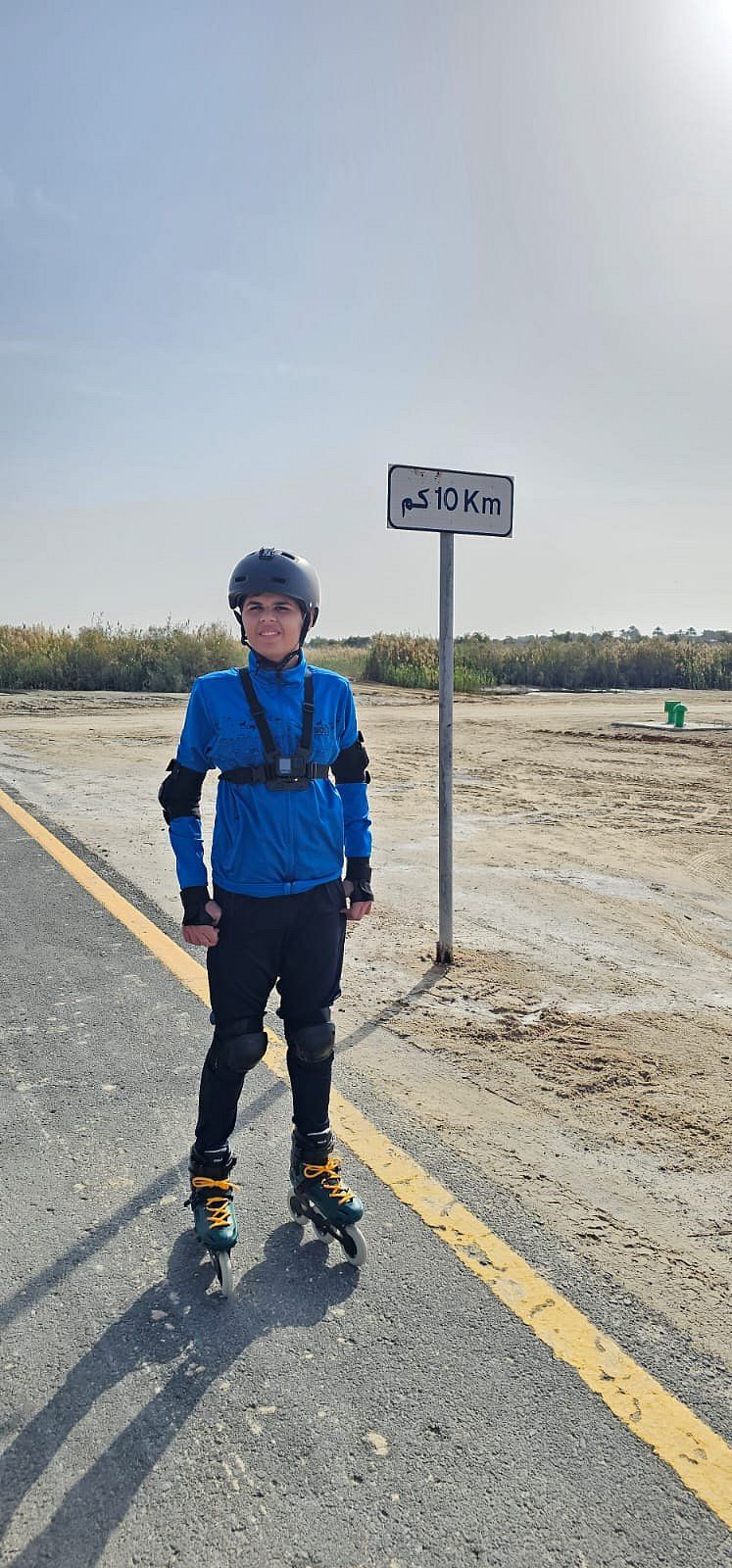 Otizmli 14 Yaşındaki Dubaili Göçmen, 40 Dakikada En Hızlı 10 Kilometrelik Paten Rekorunu Kırdı