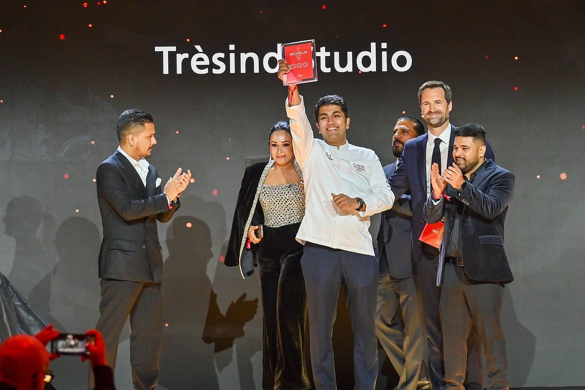 Trèsind Studio Dubai, Üç Michelin Yıldızına Sahip İlk Hint Restoranı Oldu