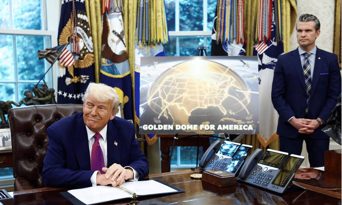 Trump, ABD için 175 Milyar Dolarlık 'Altın Kubbe' Füze Kalkanı Planlarını Açıkladı