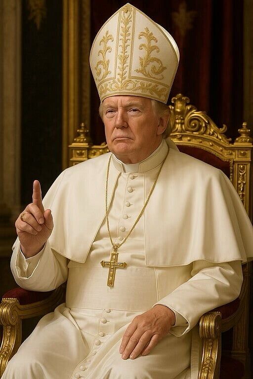 Trump, Bir Sonraki Papaz Olma Konusunda Şaka Yaptıktan Sonra Papa Olarak Aı İmajını Yayınladı