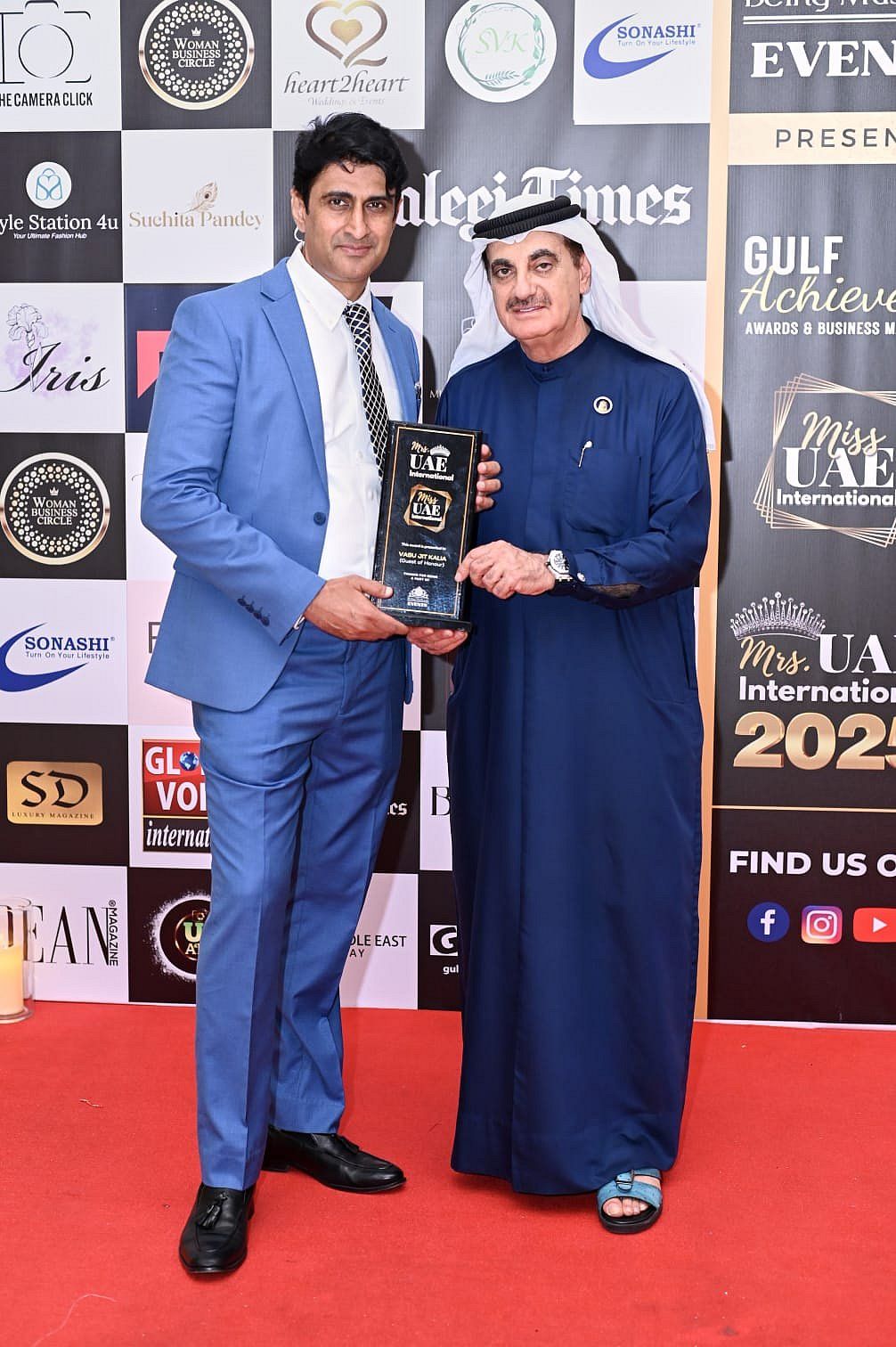 Ünlü Medya Stratejisti Vasu Jit Kalia, Gulf Achievers Ödülleri'nde Onurlandırıldı 