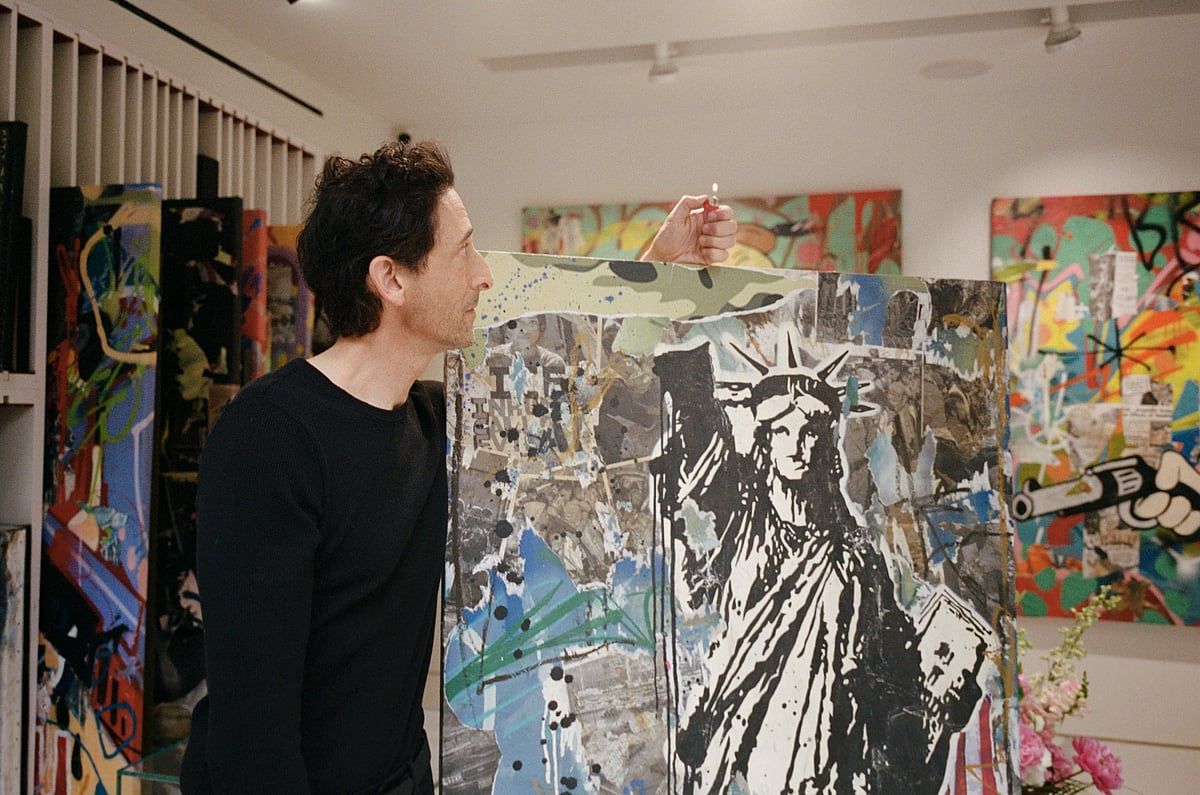Adrien Brody 'Made İn America' adlı Cesur Sanat Sergisiyle Geri Dönüyor