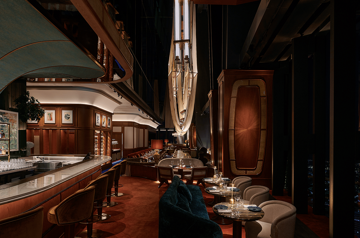 Buranın Yakınındaki restoranlar: French Artistry Meets Dubai's Skyline At Bar Des Prés