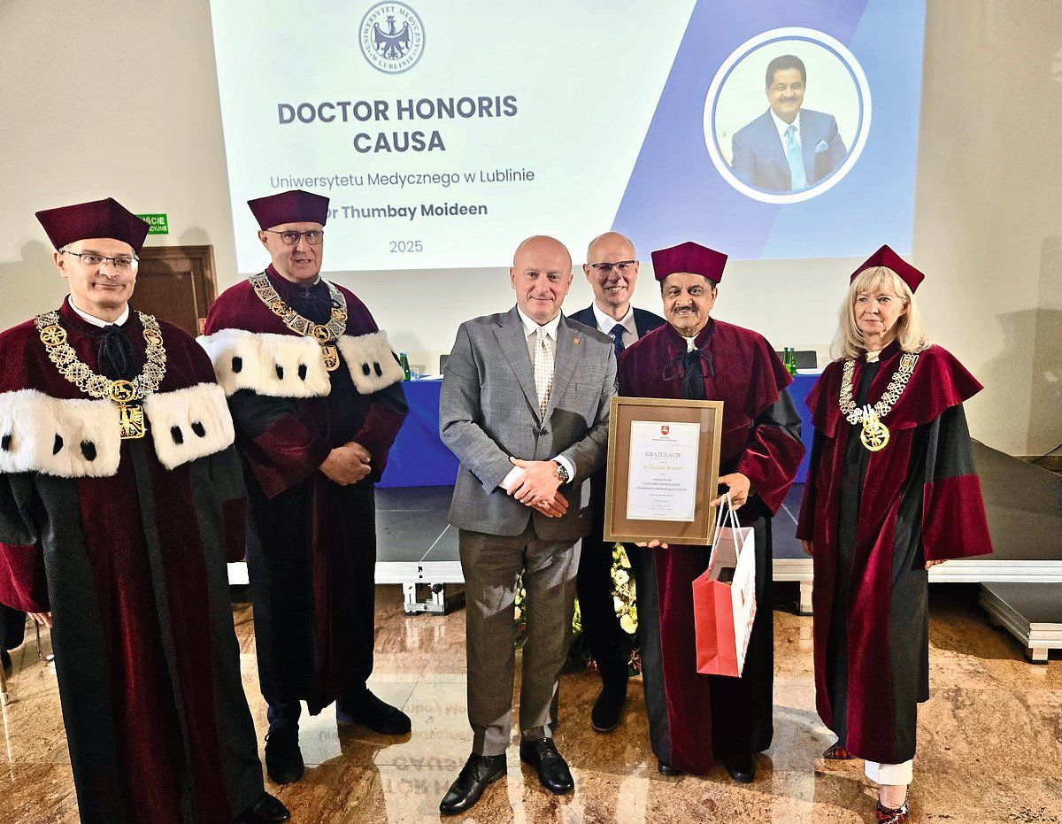Dr. Thumbay Moideen 5. Onur Doktorası ile Onurlandırıldı