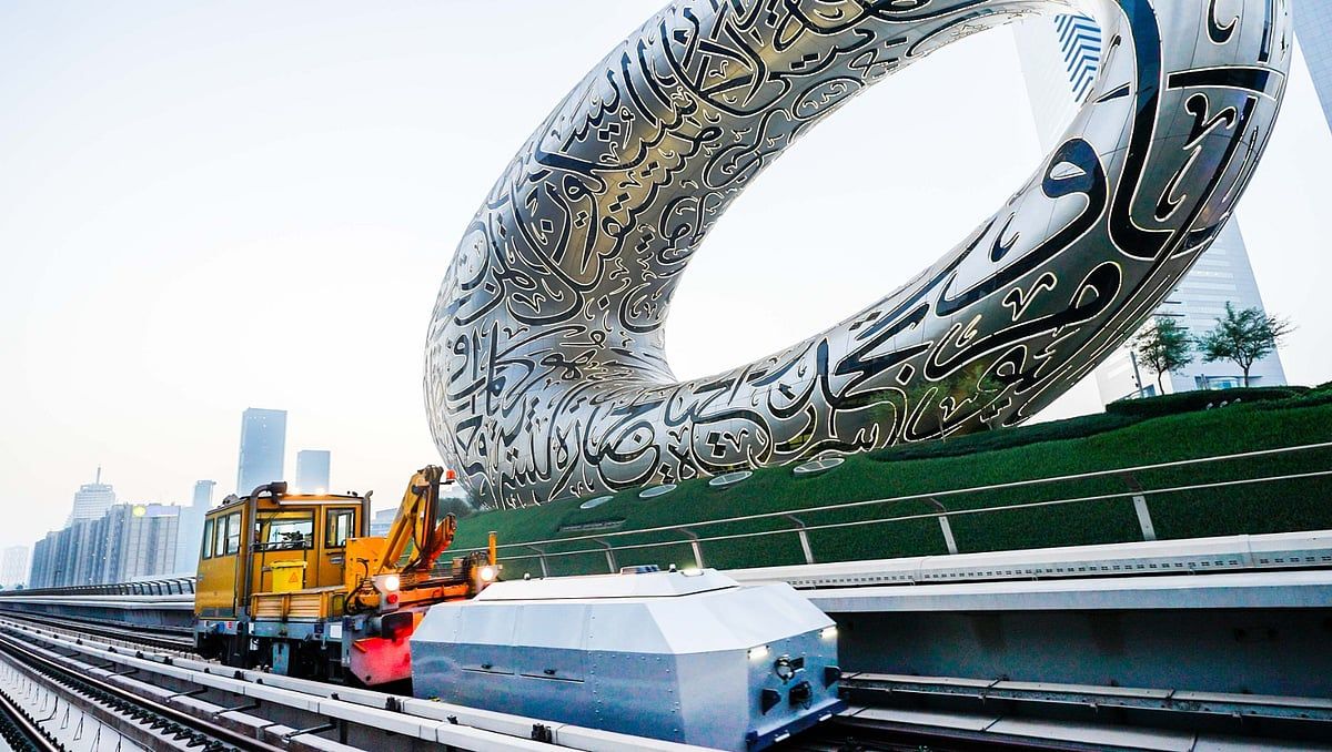 Dubai Metrosu: Rta, Demiryolu Raylarını İncelemek için Yapay Zeka Destekli Robot Kullanıyor
