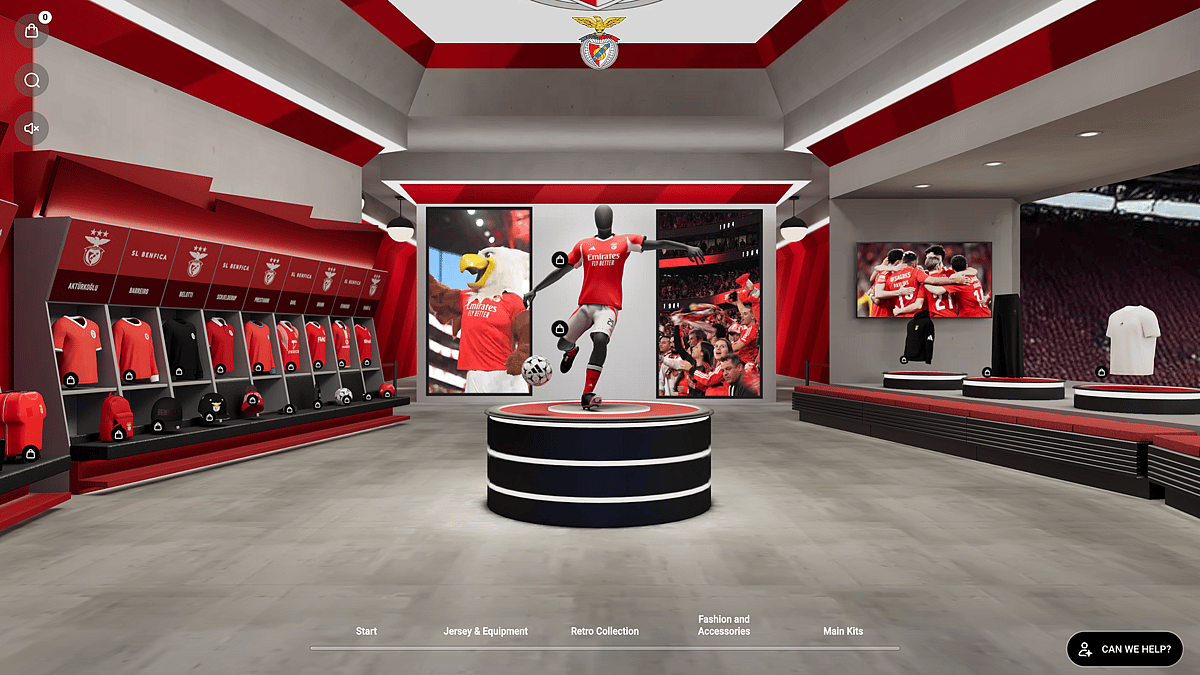 Sl Benfica, Aı Concierge ile İlk Sürükleyici Mağazayı Piyasaya Sürdü