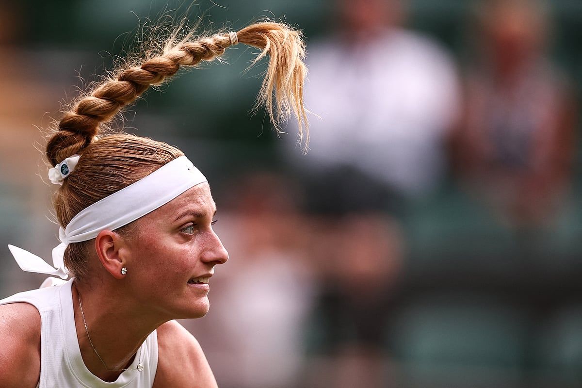 Ağlayan Eski Şampiyon Kvitova, Wimbledon'a Veda Etti