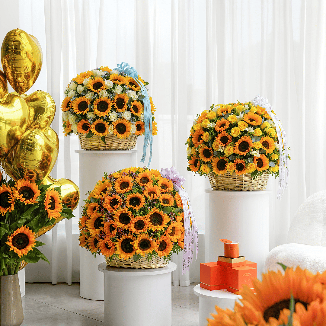 Ayçiçeği Koleksiyonu ile Her Anı Aydınlatın Flowers.ae