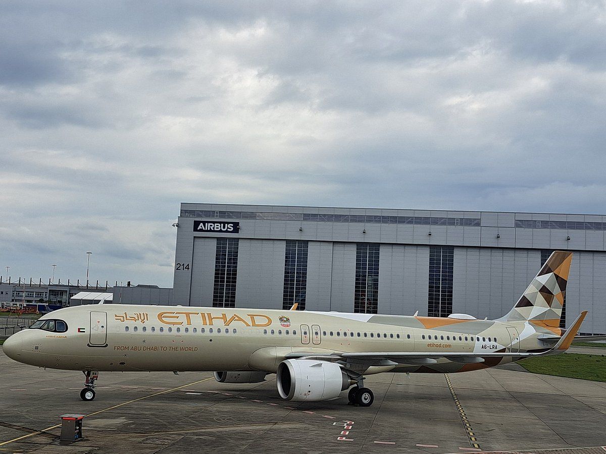 BAE: Etihad, Agresif Bir Şekilde Genişledikçe ilk Airbus A321lr'yi Aldı