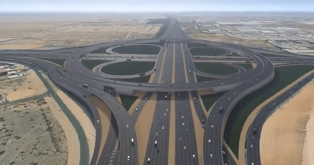 BAE'nin Trafiği Kolaylaştırmak ve Seyahat Süresini Kısaltmak için 750 Milyon Dh'lik Emirates Yolu Projesi