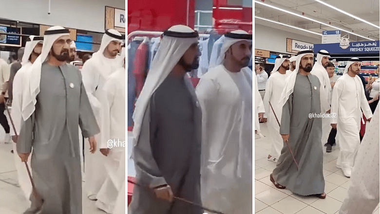 Bakın: Şeyh Muhammed, Dubai Süpermarketinde Görülen Mall Of The Emirates'i Ziyaret Etti
