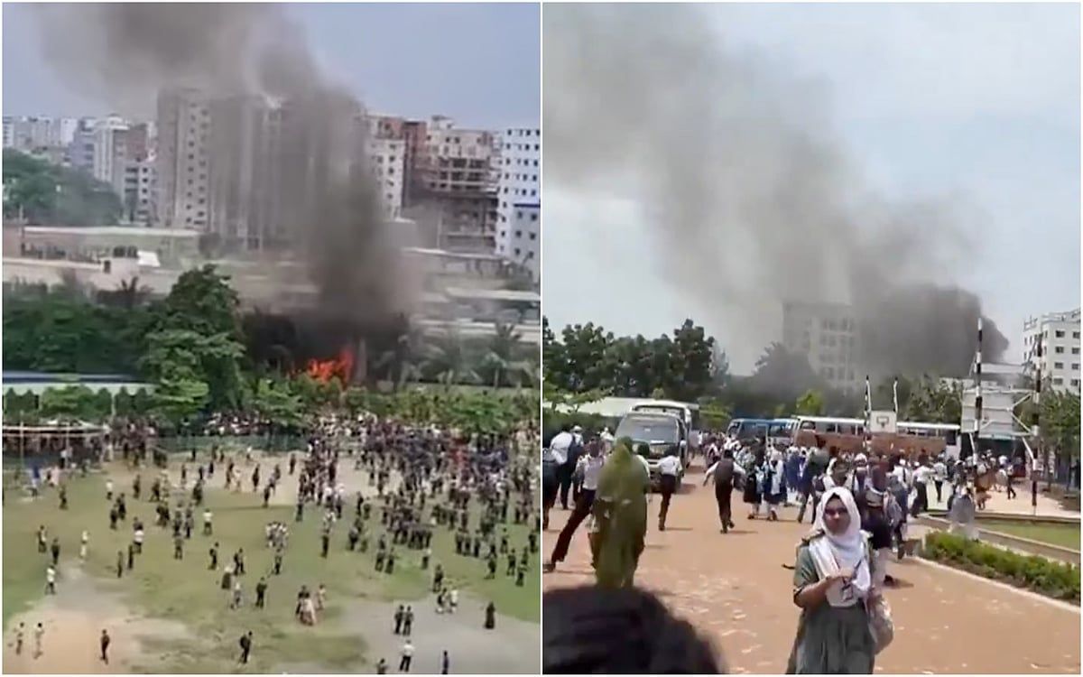 Bangladeş Hava Kuvvetleri Jetinin Üniversite Kampüsüne Çarpması Sonucu En Az 20 Kişi Öldü