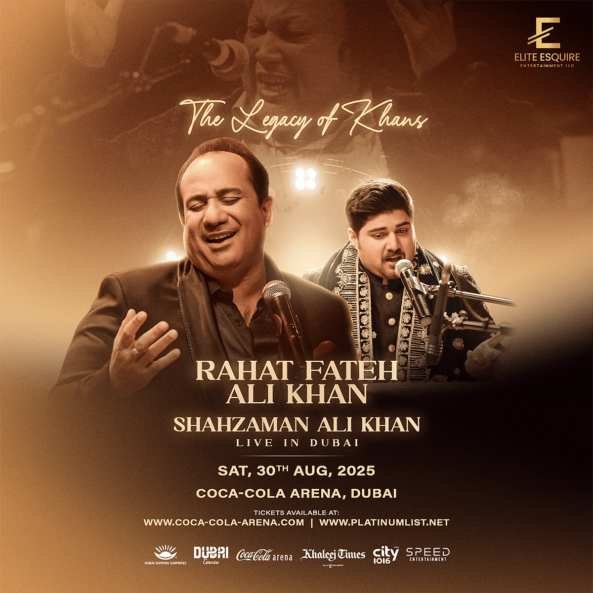 Dubai: Rahat Fateh Ali Khan, Oğlu Shazaman Sahnede Canlı Performans Sergileyecek