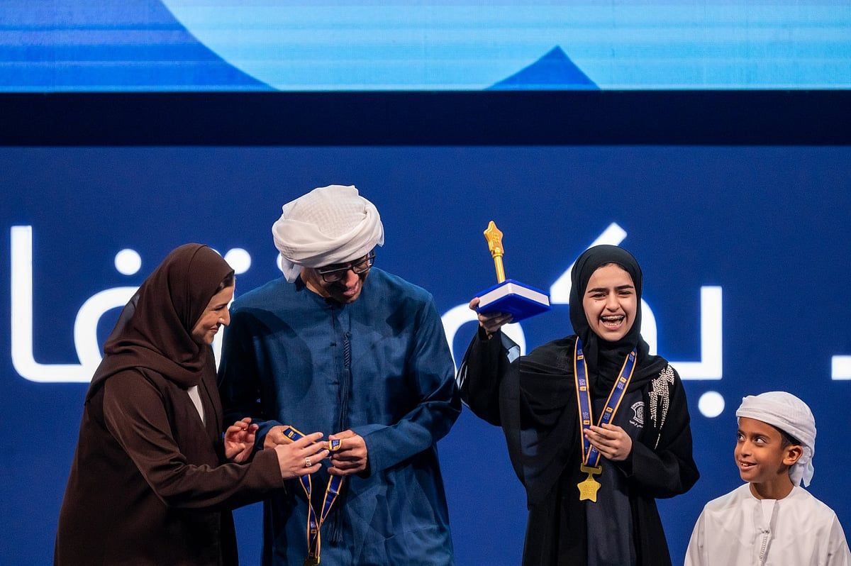 Emirlik Öğrencisi Arap Okuma Mücadelesinin BAE Turunu Kazandı