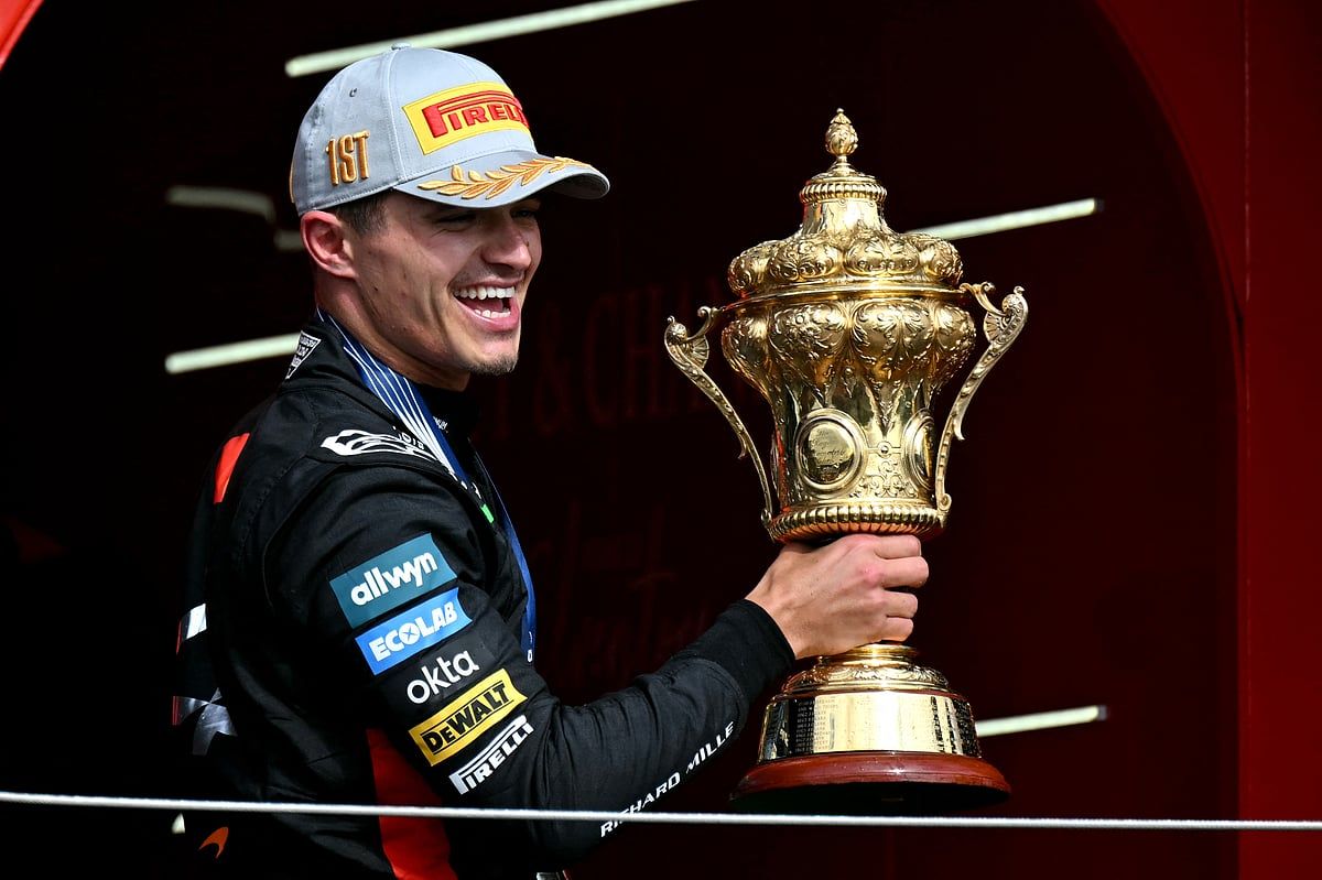 F1: Norris ıslak ve Kaotik Ev Sahibi Britanya Grand Prix'sini Kazandı