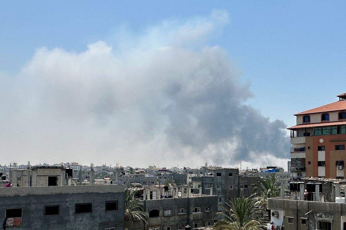 Gazze Sivil Savunması, Tanıklar Deir El Balah'ta İsrail Bombardımanını Bildirdi