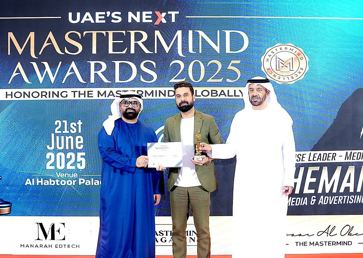 Hemant Bajaj, Mastermind Awards 2025 Dubai'de 'Güç Merkezi Lideri' Seçildi