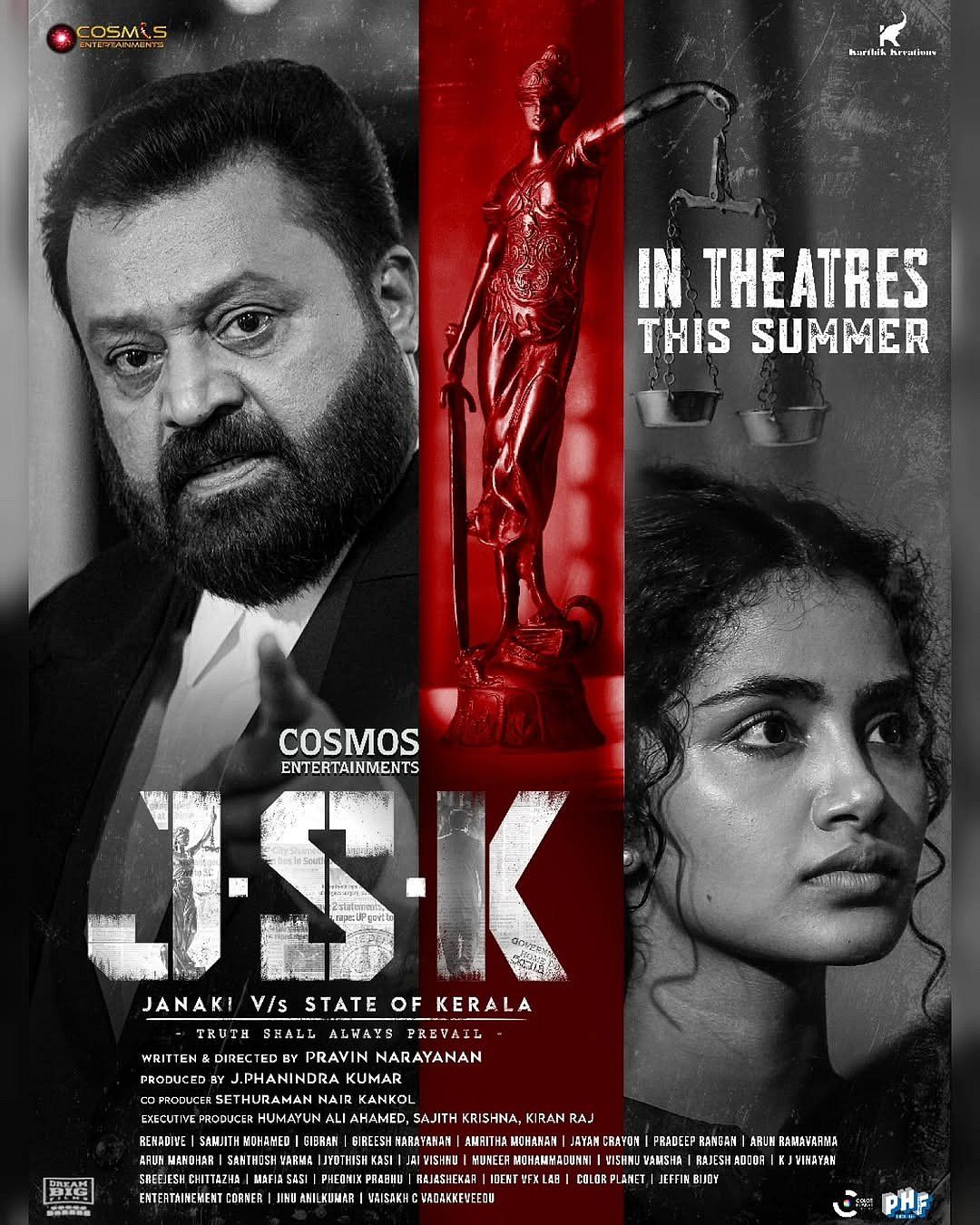 'Jsk Vs Kerala Eyaleti', Filmin Başlığıyla İlgili Yasal Savaştan Sonra Yeni Çıkış Tarihi Aldı