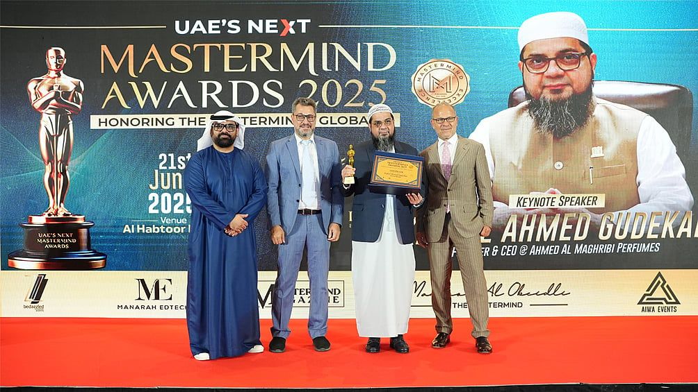Kafe Ahmed Gudekar, BAE'nin Bir Sonraki Beyni Ödülleri 2025'te Açılış Konuşmacısı Olarak Onurlandırıldı