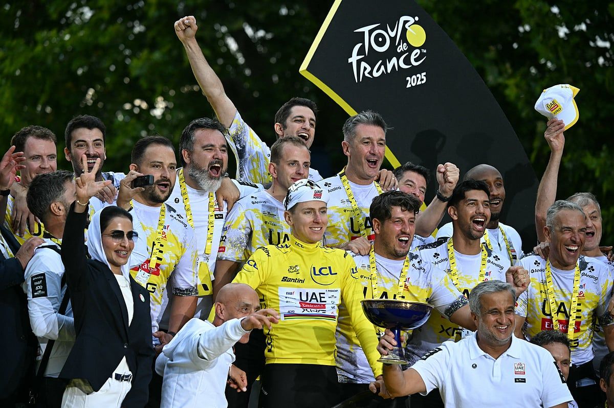 Pogacar, Tour De France Zaferi için BAE Takımı Emirates'te 'Harika Bir Atmosfer'e Kredi Verdi