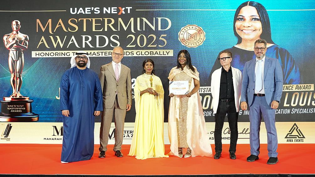 Profesör Sherley Louis, BAE'nin Next Mastermind Awards 2025'te 'Üstün Eğitim Lideri Mükemmellik Ödülü'nü Kazandı