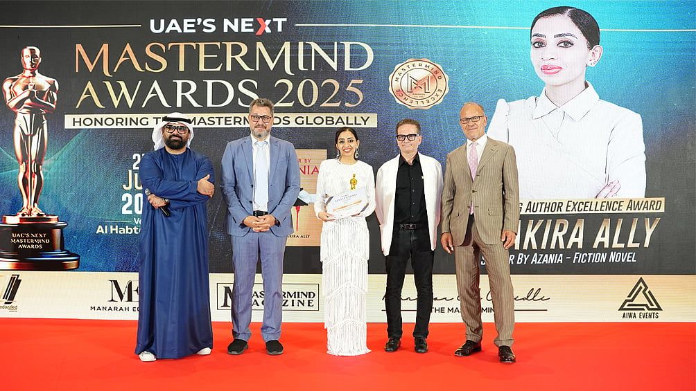 Shaakira Ally, BAE'nin Next Mastermind Awards 2025'te 'Üstün BAE Yazar Mükemmellik Ödülü'nü Aldı