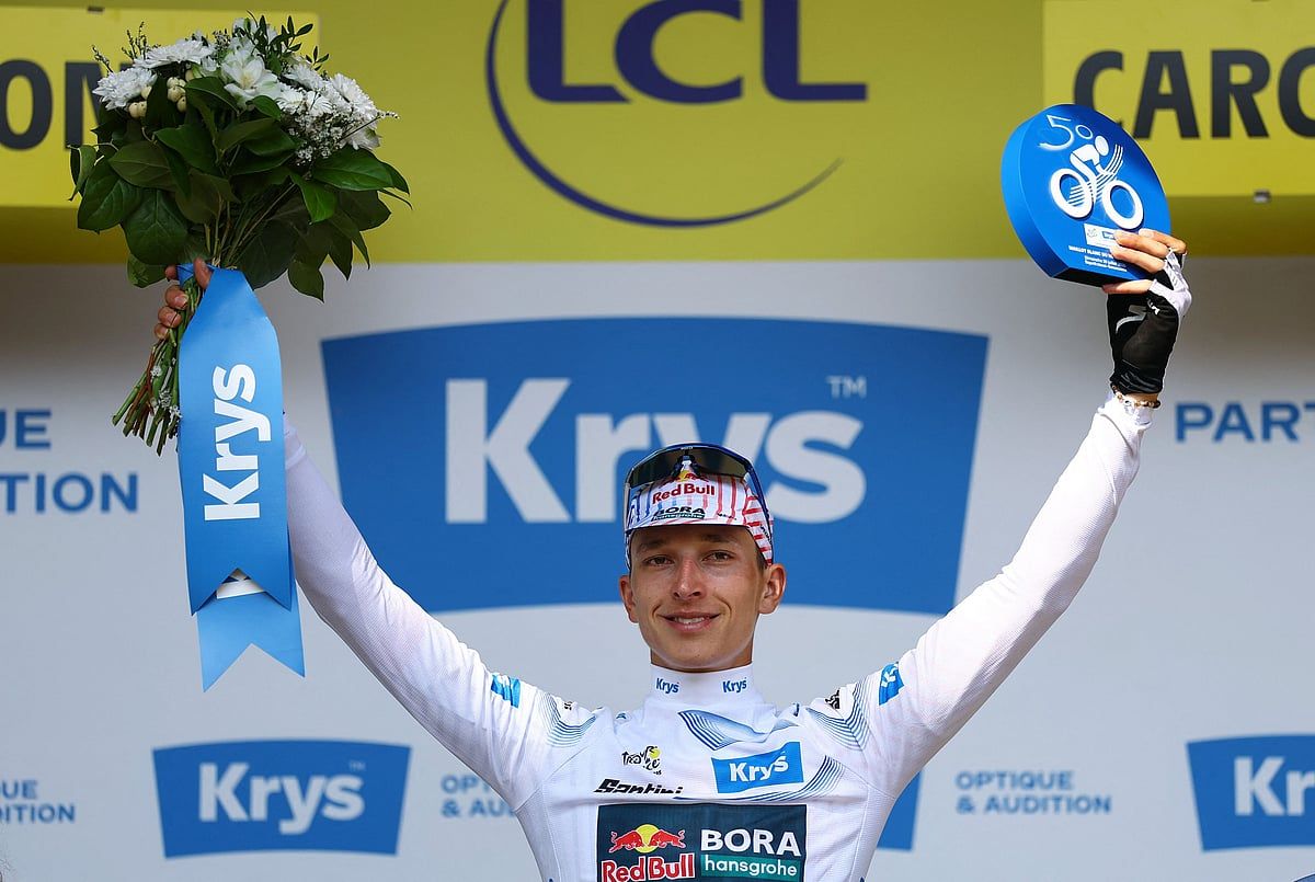 Tour De France Koparma Yeteneği Lipowitz Yıldızlar için Çekim Yapıyor