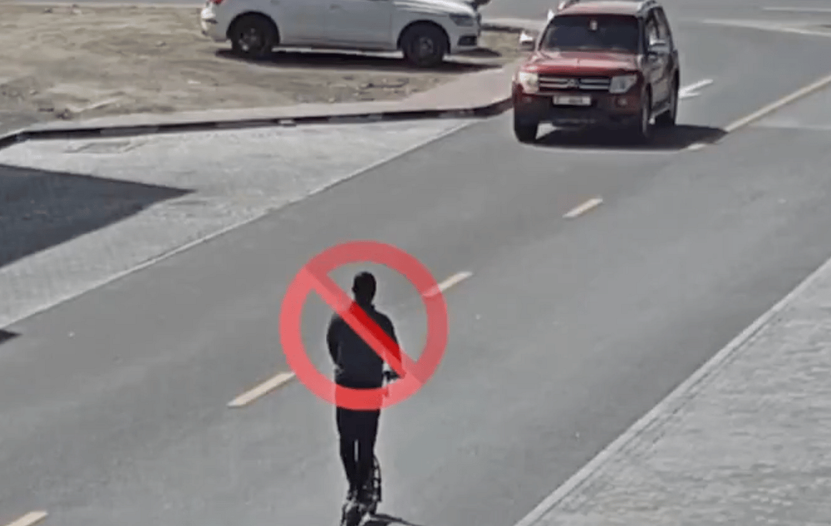 Video: BAE Yollarında İzinsiz Bisikletler, E-Scooterlar Yasaklandı, Polis Uyardı