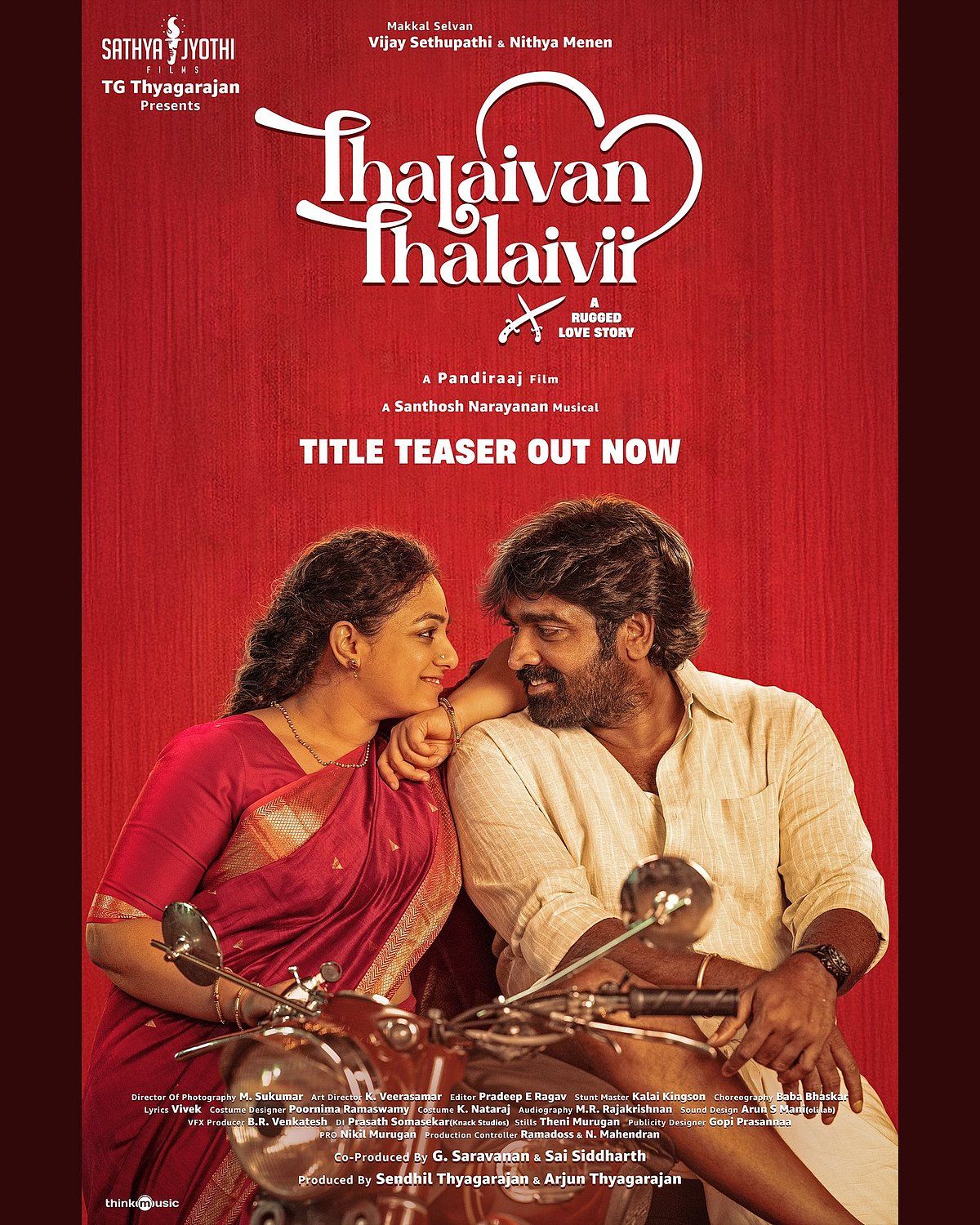 Vijay Sethupathi, Nithya Menen'in Rom-Com'u 'Thalaivan Thalaivi' Çıkış Tarihi Aldı