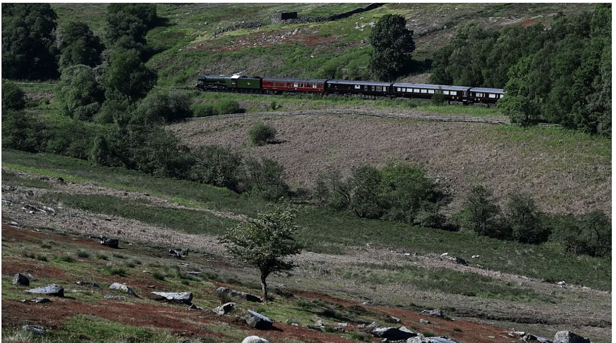 Viktorya Döneminden Bu Yana ilk kez İngiliz Kraliyet Treni için Hattın Sonu