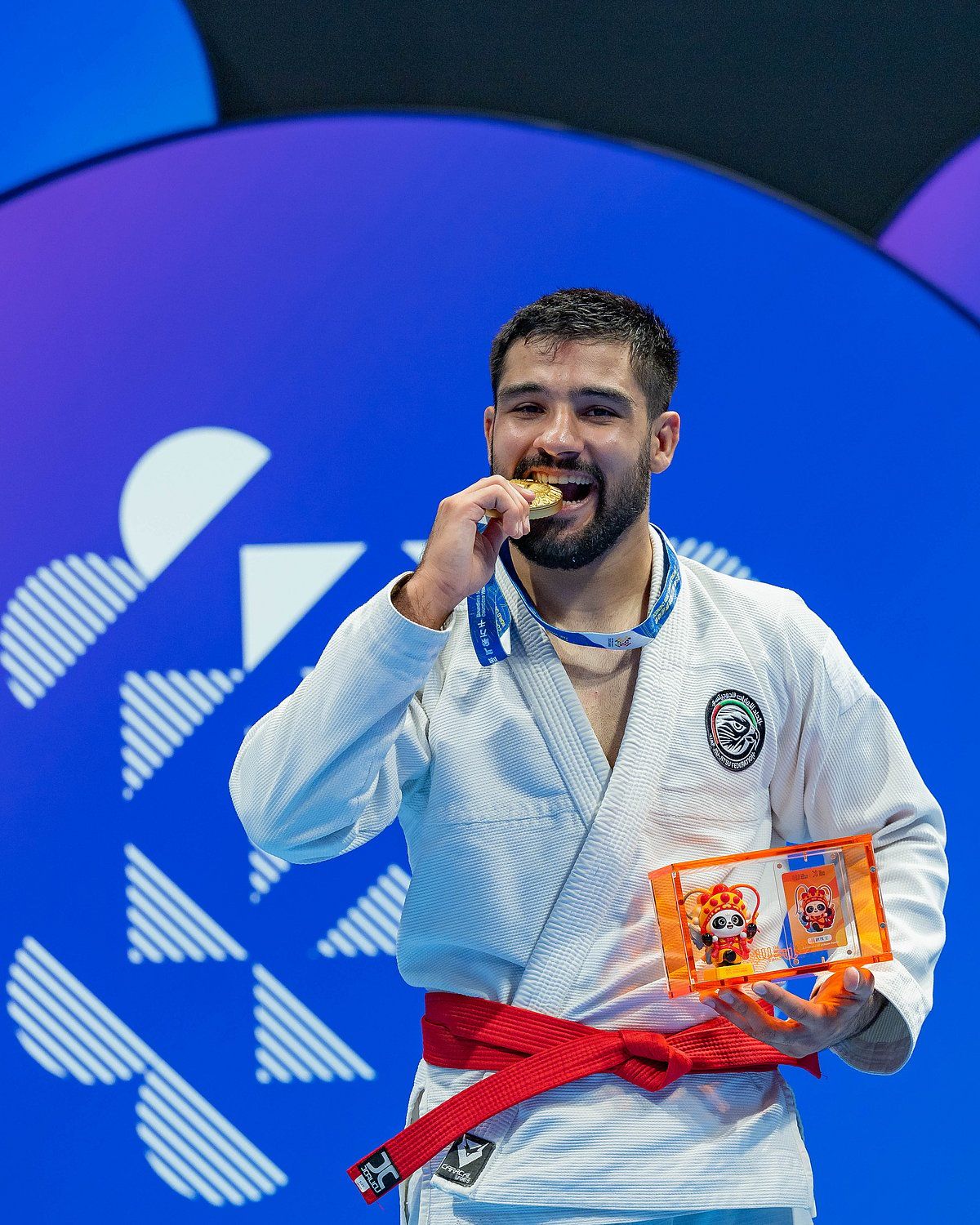 BAE Jiu-Jitsu Sporcuları Chengdu'daki Dünya Oyunlarında Üç Madalya Kazandı