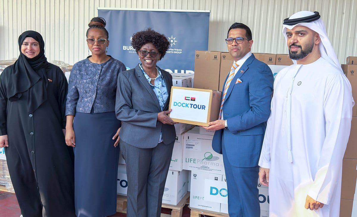 BAE'nin Docktour'u, Cumhurbaşkanının Ziyaretinden Sonra Angola'ya 800.000 Temel İlaç Bağışladı