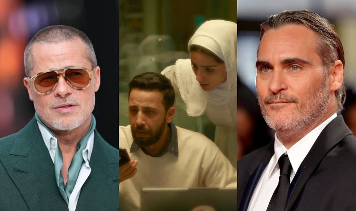 Brad Pitt, Joaquin Phoenix Gazze'ye Döndü-Set Filmi 'Arka Receb'in Sesi'