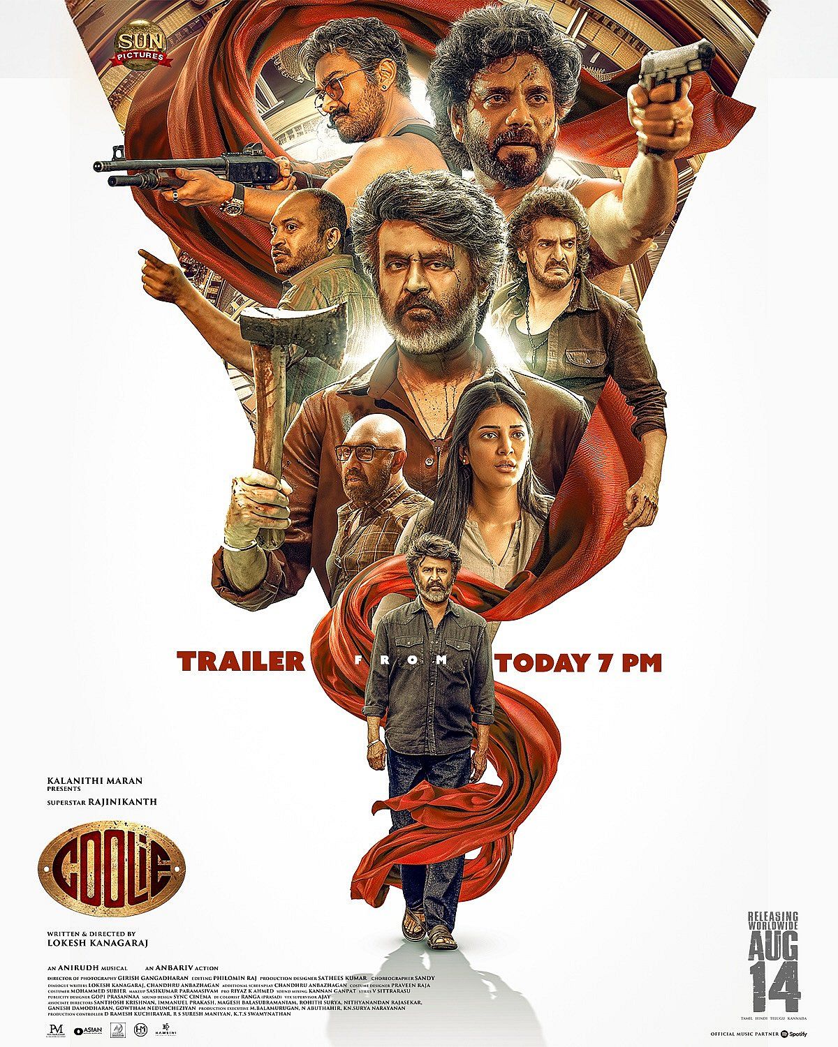 'Coolie' Yayınlanmadan Günler Önce İnternet, 'Kopyalanan' Posterler için Rajinikanth Filmini Kızartıyor