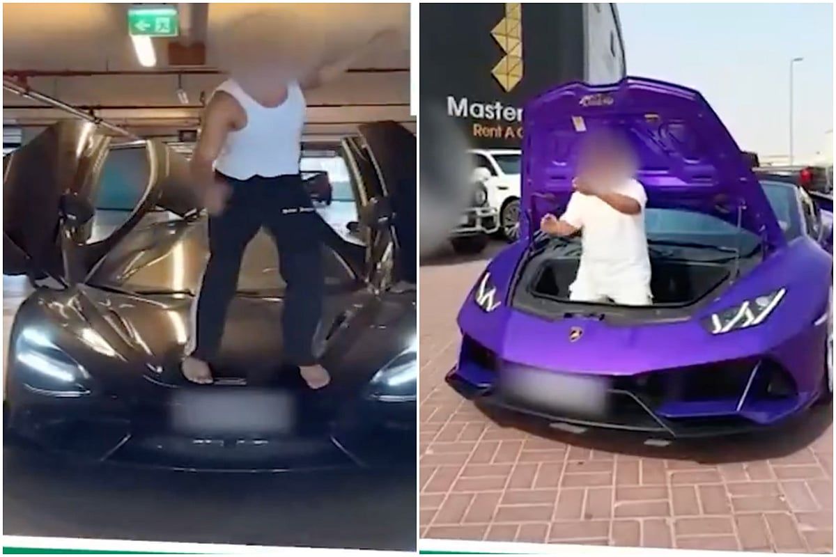 Dubai: 2 'Aura Farming' Sürücüsü, Tehlikeli Gösteriler Yaptıkları için Her Birine 50.000 Dh'ye Para Cezası Verdi