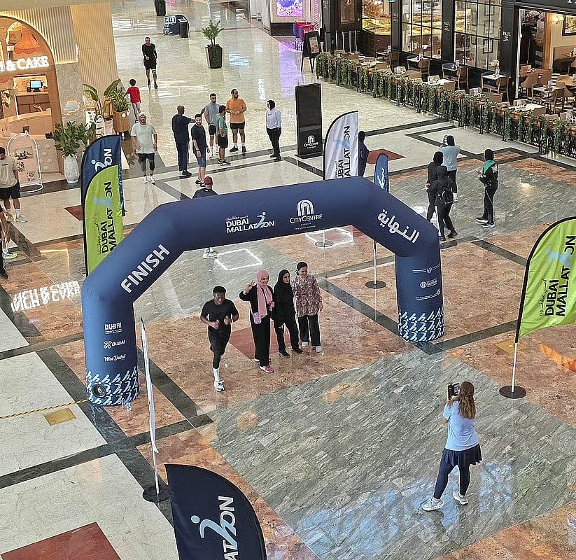 Dubai Mallathon, Bir Alışveriş Merkezi Koşusu Etkinliğinde Çoğu Koşucu için Guinness Dünya Rekorunu Kırdı