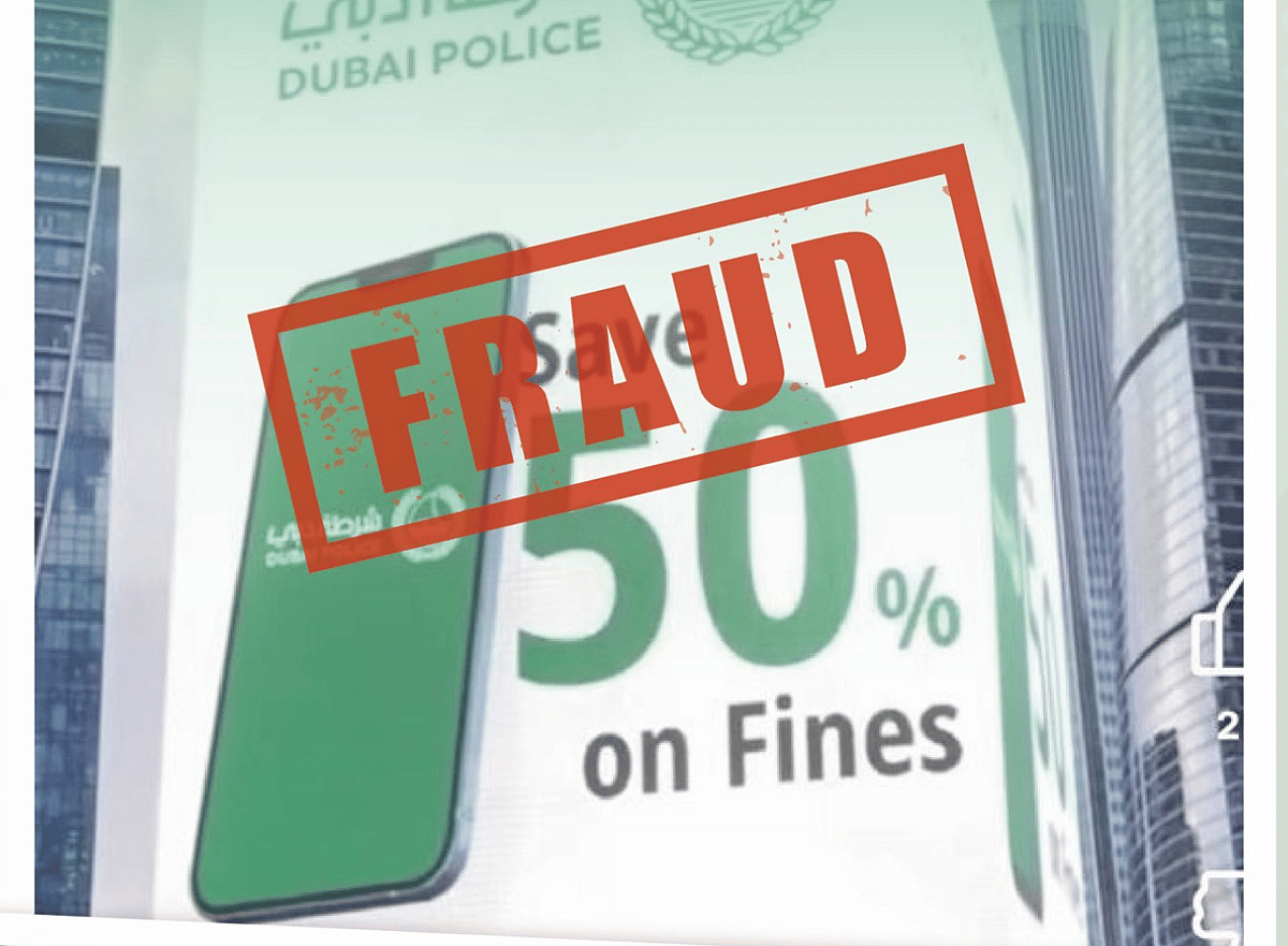 Dubai Polisi Trafik Cezalarında %70'e Varan indirimler Sunan Dolandırıcılığı Bozdu