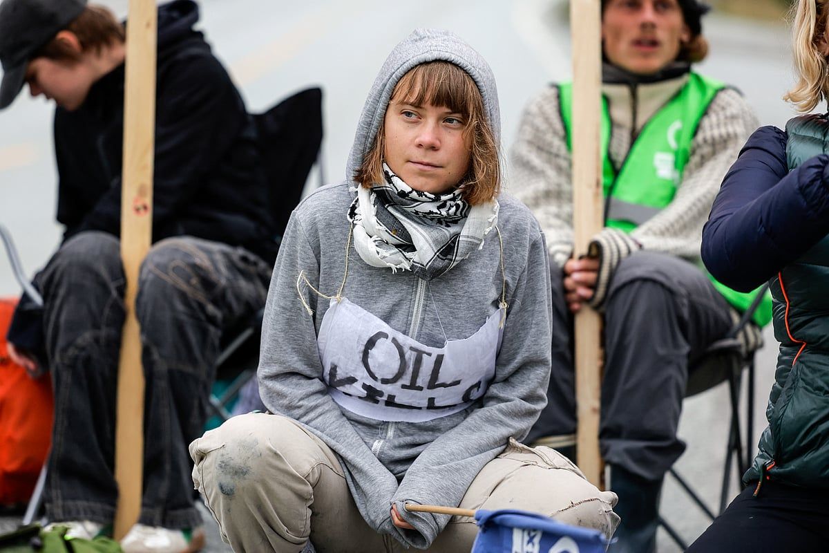 Greta Thunberg, Aktivistler Norveç Petrol Rafinerisini Engelledi