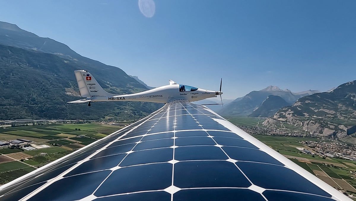 İsviçreli Pilot, Güneş Uçağı İrtifa Rekoruna Büyük Adım Attı