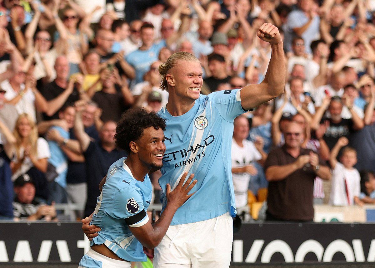 Premier Lig: Haaland, Man City'nin Wolves'a Karşı Büyük Galibiyetle Başlamasıyla İkiye Katlandı