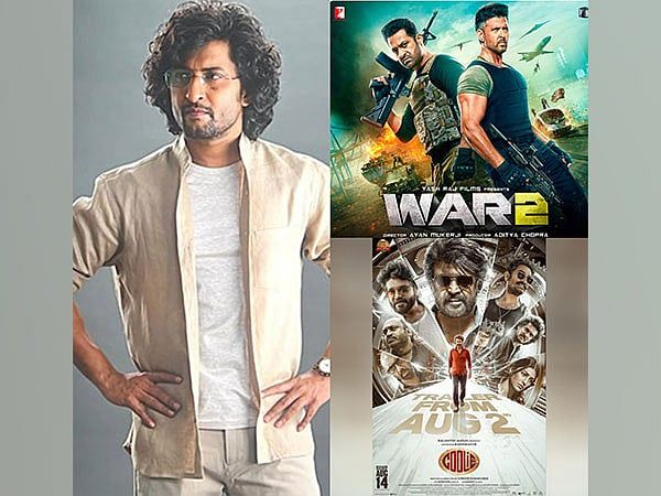 Telugu Oyuncusu Nani 'Savaş 2', 'Coolie' Konusunda Heyecanlı, Hayranlarından Her İki Filmi De Kutlamalarını İstiyor