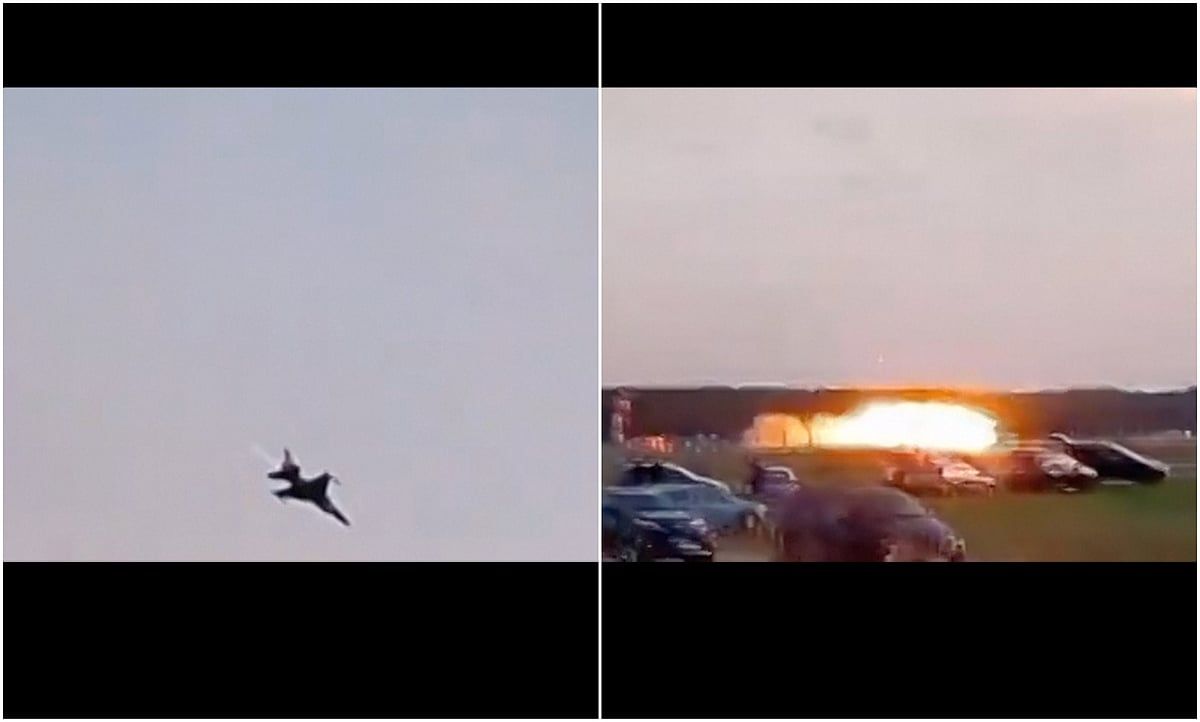 Video: Polonya F-16 Jeti Hava Gösterisi Öncesinde Düştü, Pilot Öldü