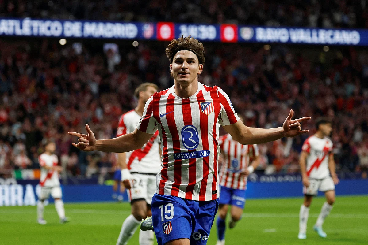 Atletico, Alvarez'in Şapka Numarası Sayesinde Rayo Vallecano'ya Karşı Savaştı