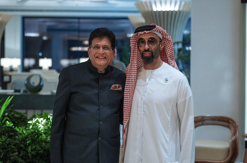 BAE'den Şeyh Tahnoon, Hindistan Bakanı Piyush Goyal ile Görüştü