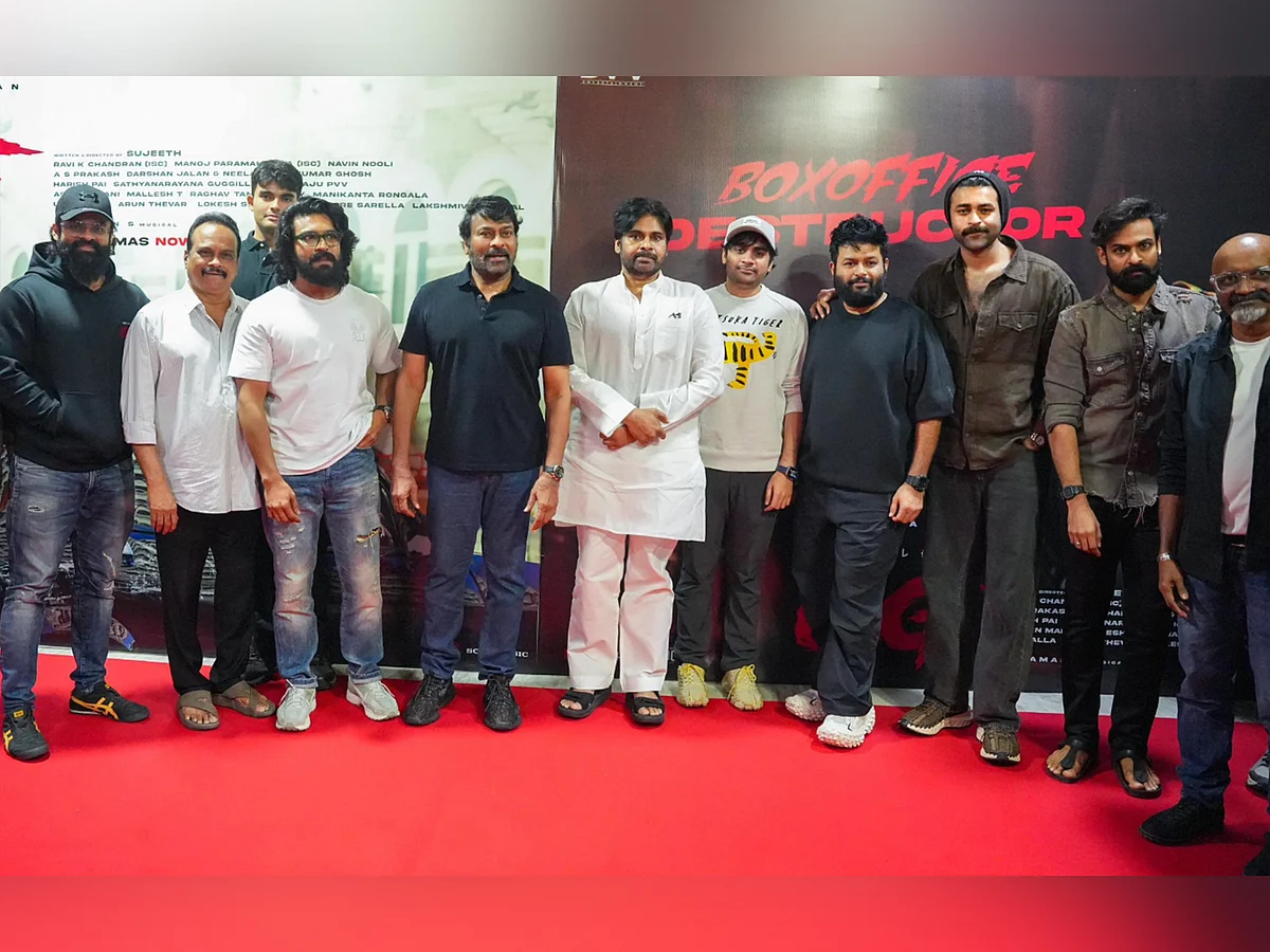 Chiranjeevi, Pawan Kalyan'ın 'Og'sinin ' Hollywood Standartlarıyla' Eşit Olduğunu Düşünüyor