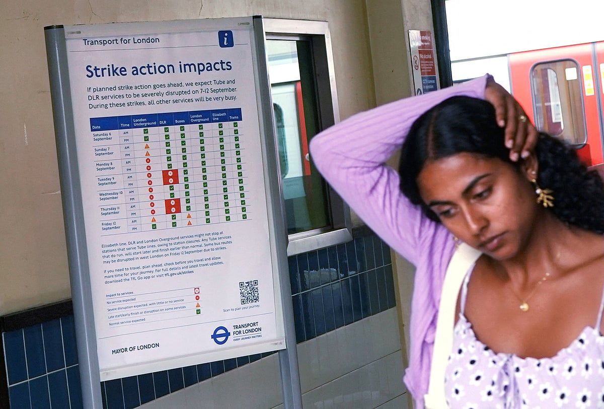 İşçiler Grev Haftasına Başlarken Londra'nın Metro Ağı Kapanıyor