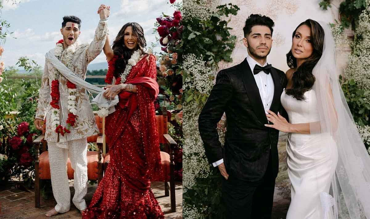 İzle: 'Aladdin' Oyuncusu Mena Massoud ve Emily Şah'ın Çok Kültürlü Düğünü