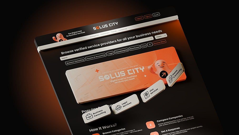 Solus City, BAE'nin Doğrulanmış iş Hizmeti Sağlayıcıları için ilk Dijital Alışveriş Merkezini Başlattı